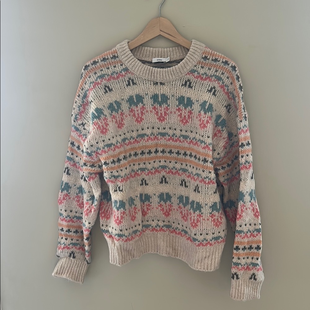 Alpaca and wool sweater